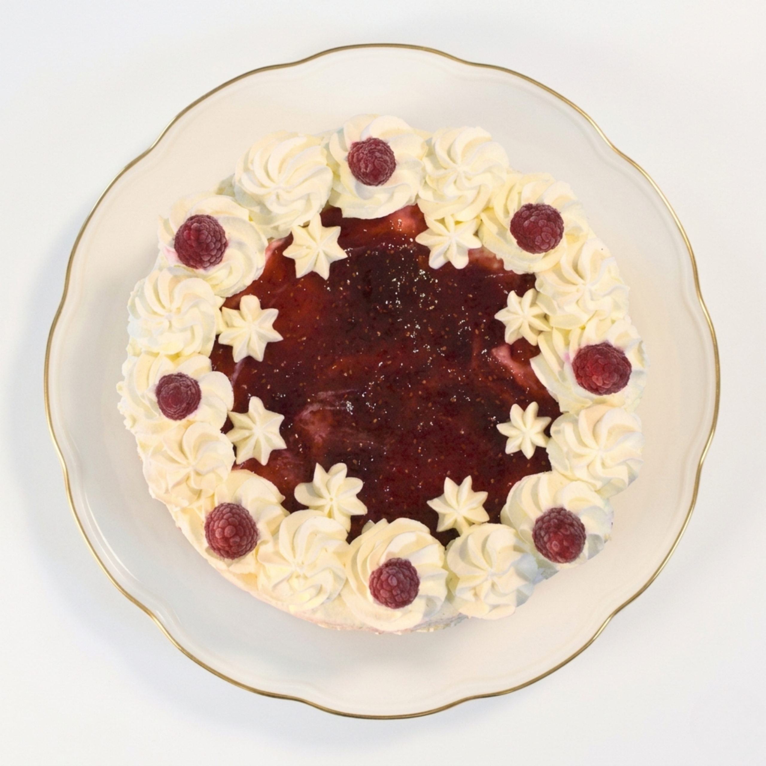 torta frambuesa helada